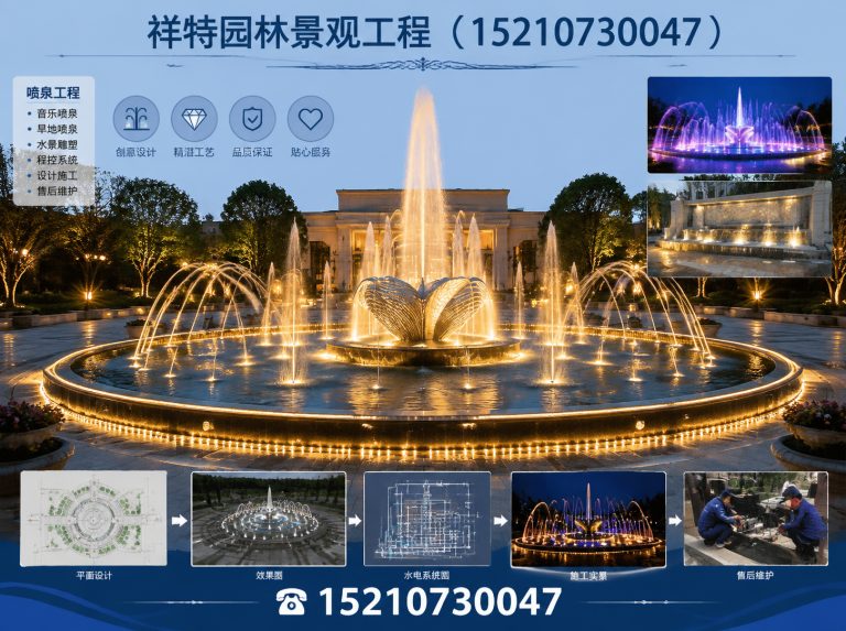 易县旱地喷泉展示图
