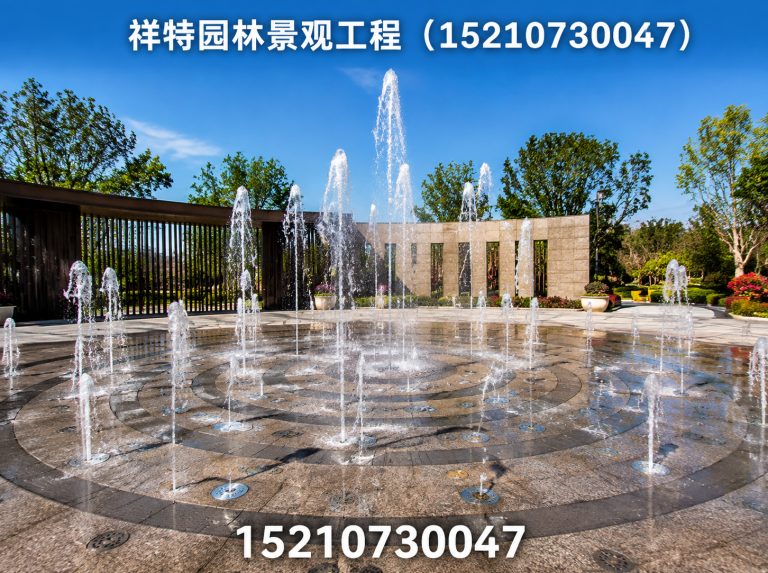 易县景区喷泉展示图